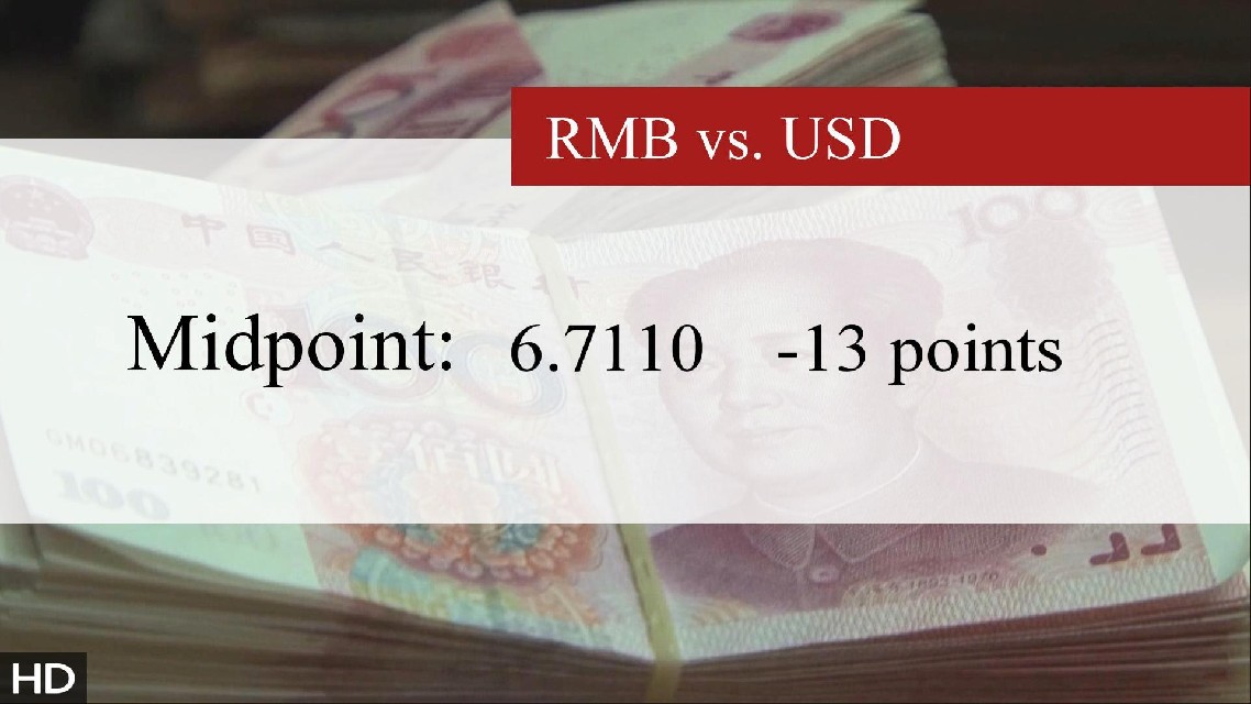Video: China-RMB Rate, Chinese yuan weakens to 6.6273 against